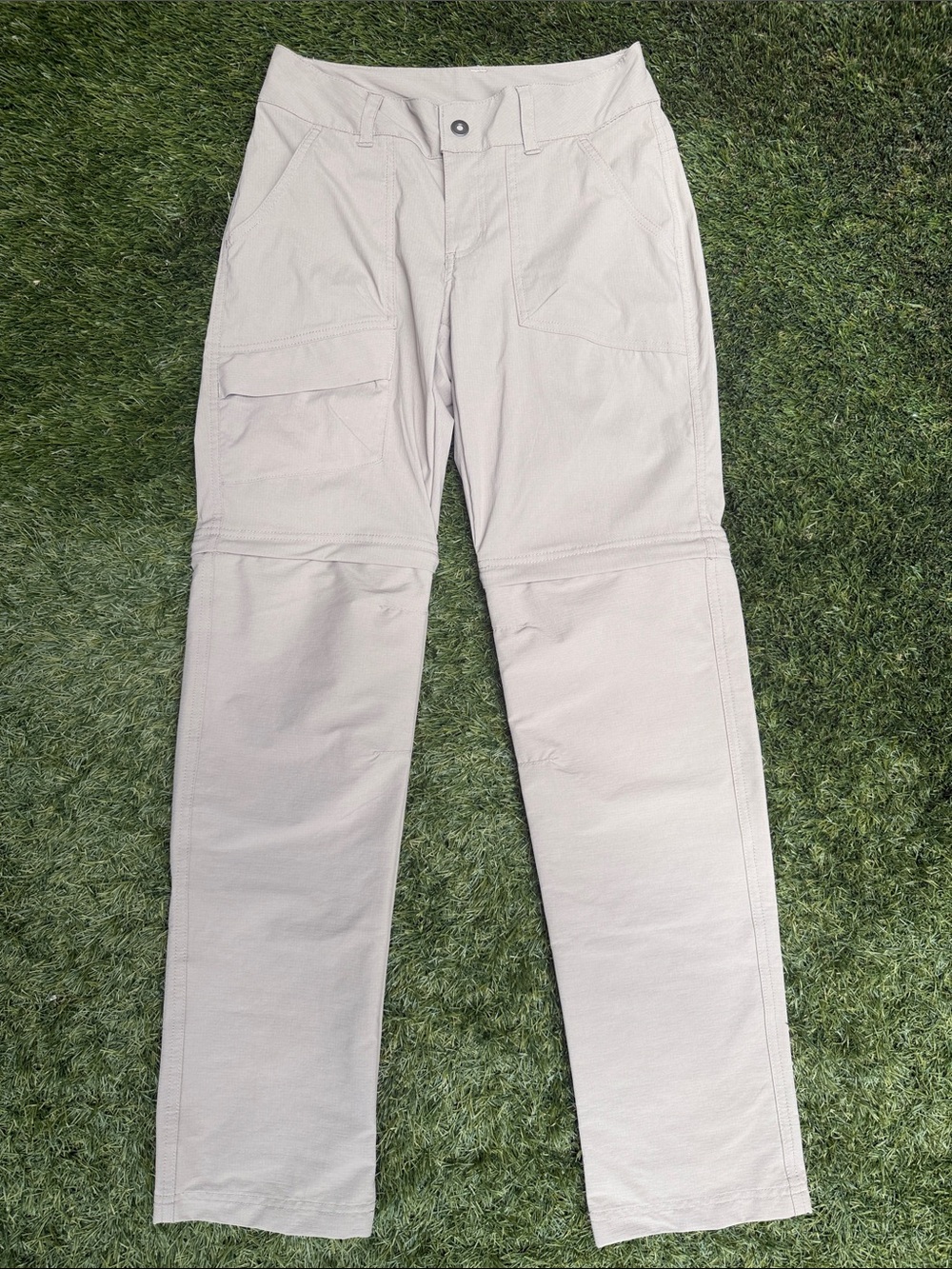 Columbia Kestrel Trail II Women’s Convertible Hiking Pants Size 4 Tan